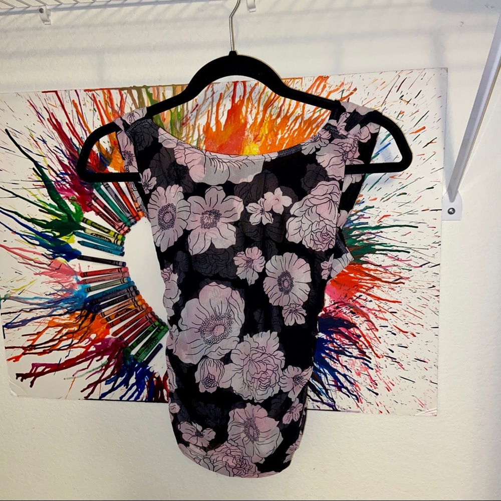 INC sleeveless blouse. Inc pink and black blouse